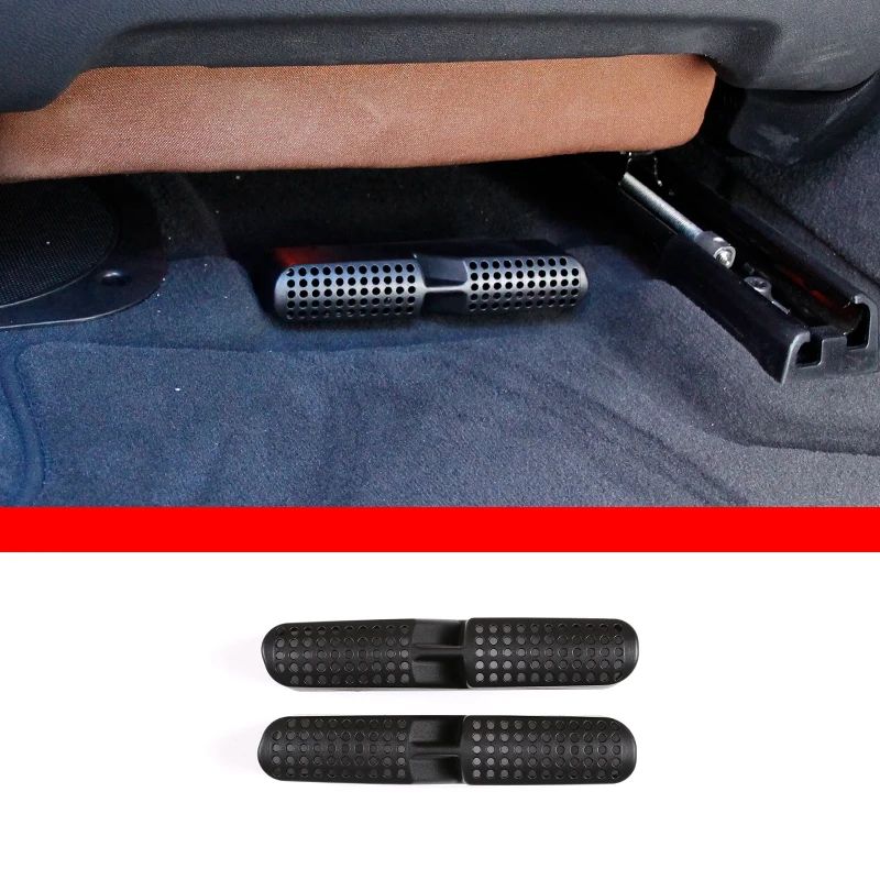 

2x Seat Bottom Air Outlet Dust Trim Anti-Blocking Cover For BMW X5 X6 X7 G05 G06 G07 2019-2022 ABS Auto Parts