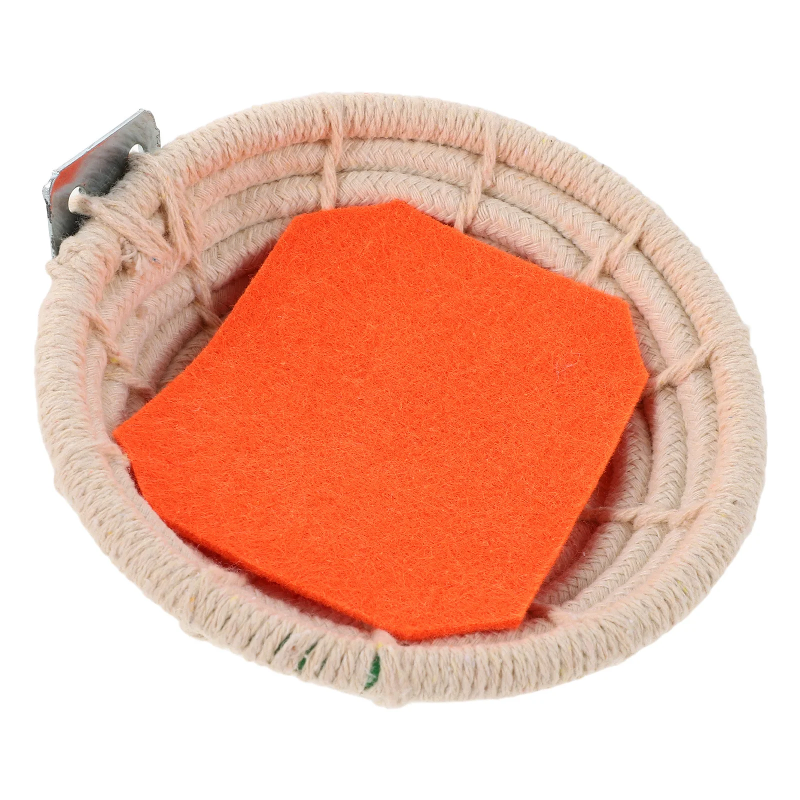 

Hand-Woven Cotton Rope Bird Nest for Small Birds - Cozy Cage Breeding Bed for Canaries Finches Cockatiels - Natural Handmade