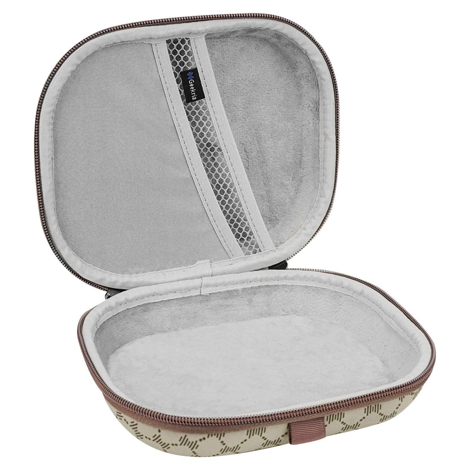 Geekria-Caso de fone de ouvido para fones de ouvido, casca dura, bolsa de viagem, compatível com Tune 660, Sony MDR-ZX600, Tawny