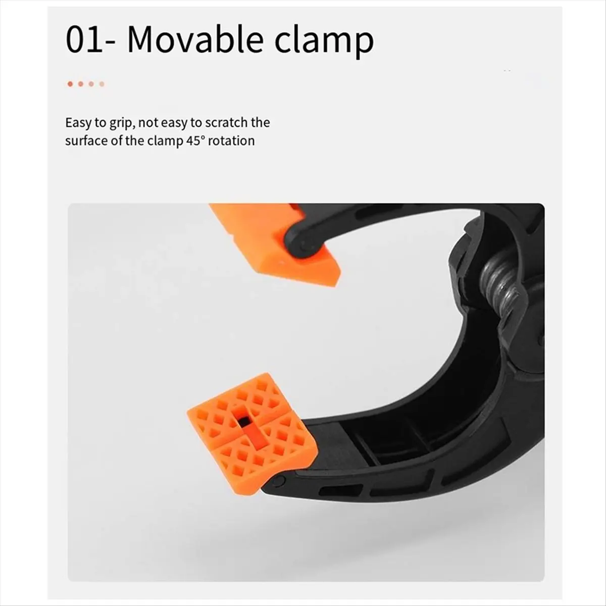 A78I Spring Clamps Heavy Duty, 6-Inch Large Plastic Clamps for Crafts, Can Be Used for DIY, Gluing, Clamping and Fixing
