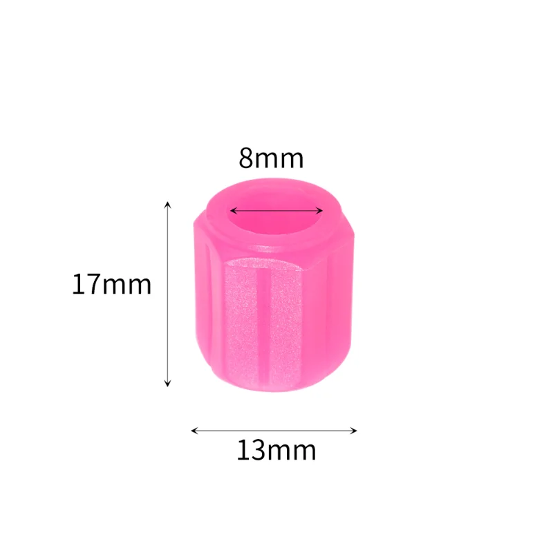 Tampas de válvula luminosa roxa para o carro da motocicleta bicicleta caminhões roda estilo do pneu hub noite incandescente tampa fluorescente rosa vermelho decoração