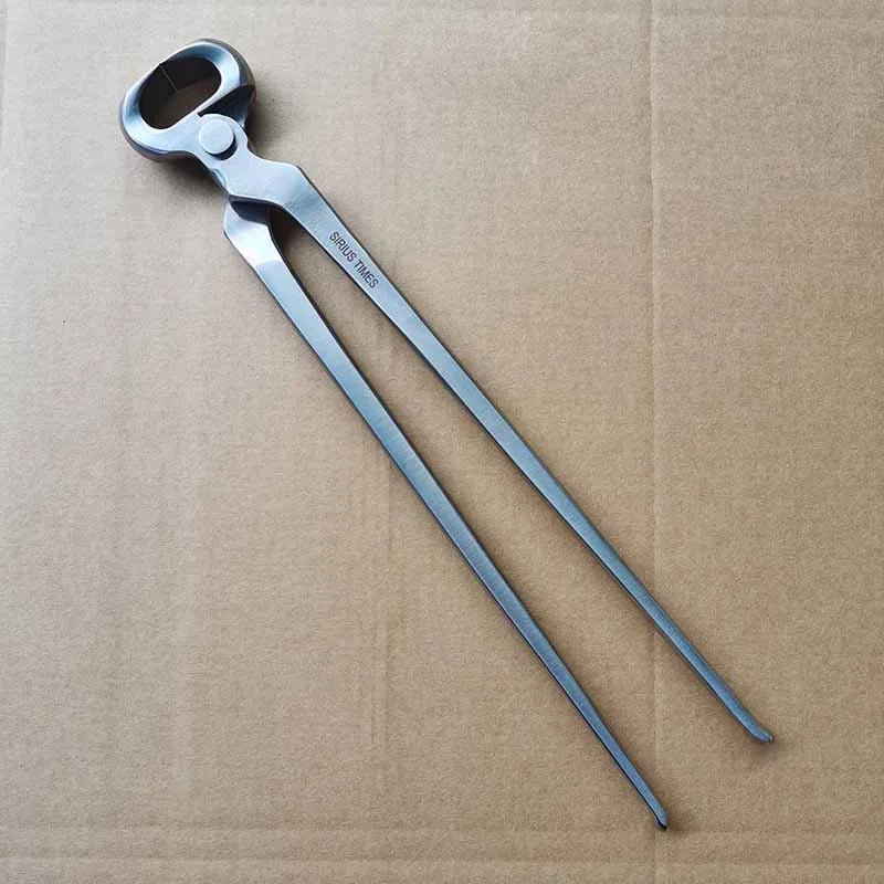 Hufzange, 30,5 cm, 40,6 cm, vorinstalliert, federbelastet, geschmiedeter Chrom-Vanadium-Stahl, Hufwerkzeuge, Hufschneider für Pferde