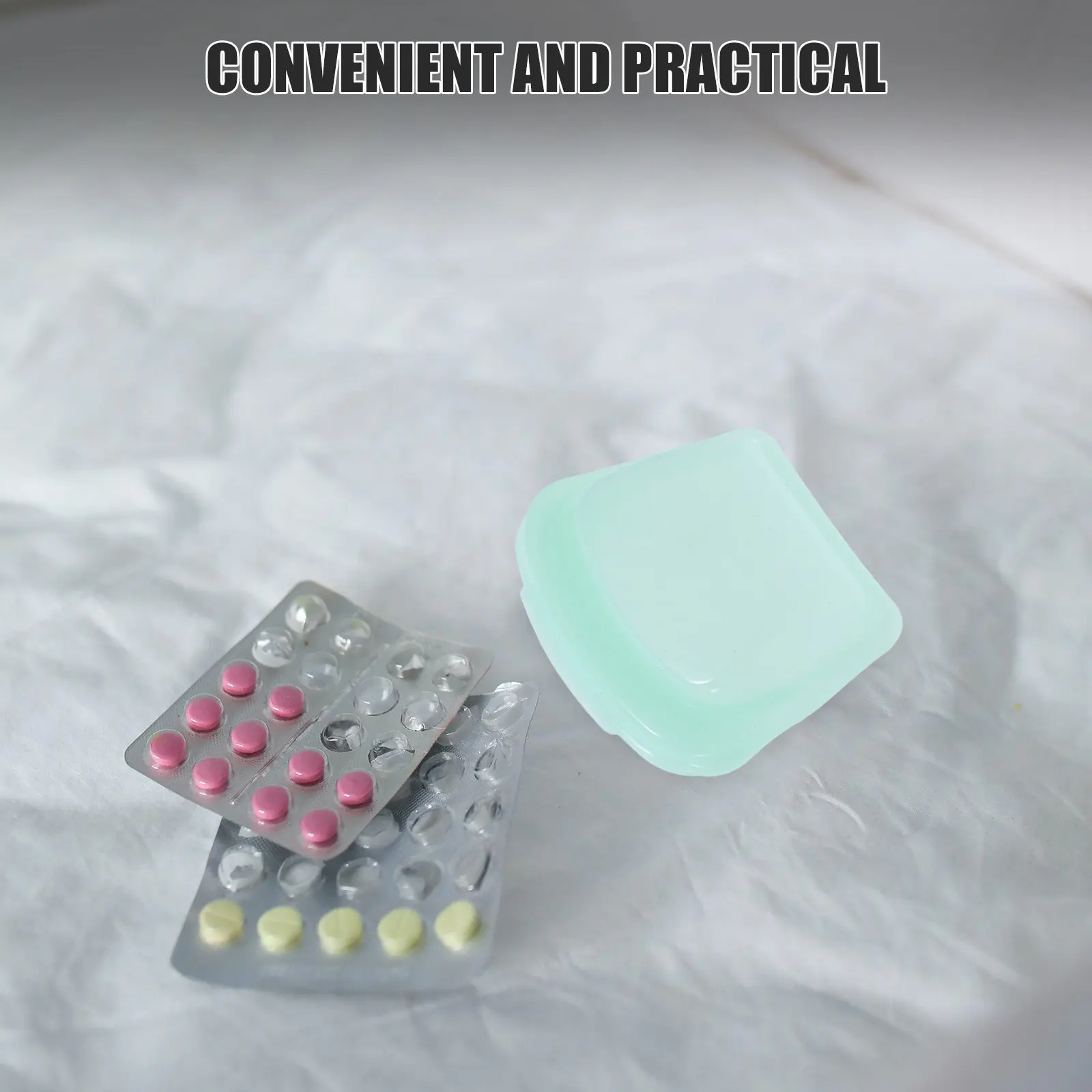Silicone Medication Pouch Transparent 50Ml Portable Reusable Travel Medicine Bag Small Clear Storage Organizer