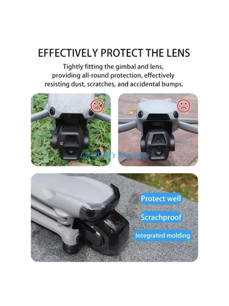 

Y8AD Gimbals Protector Cover Camera Lens Caps for Air 3S Lens Cover