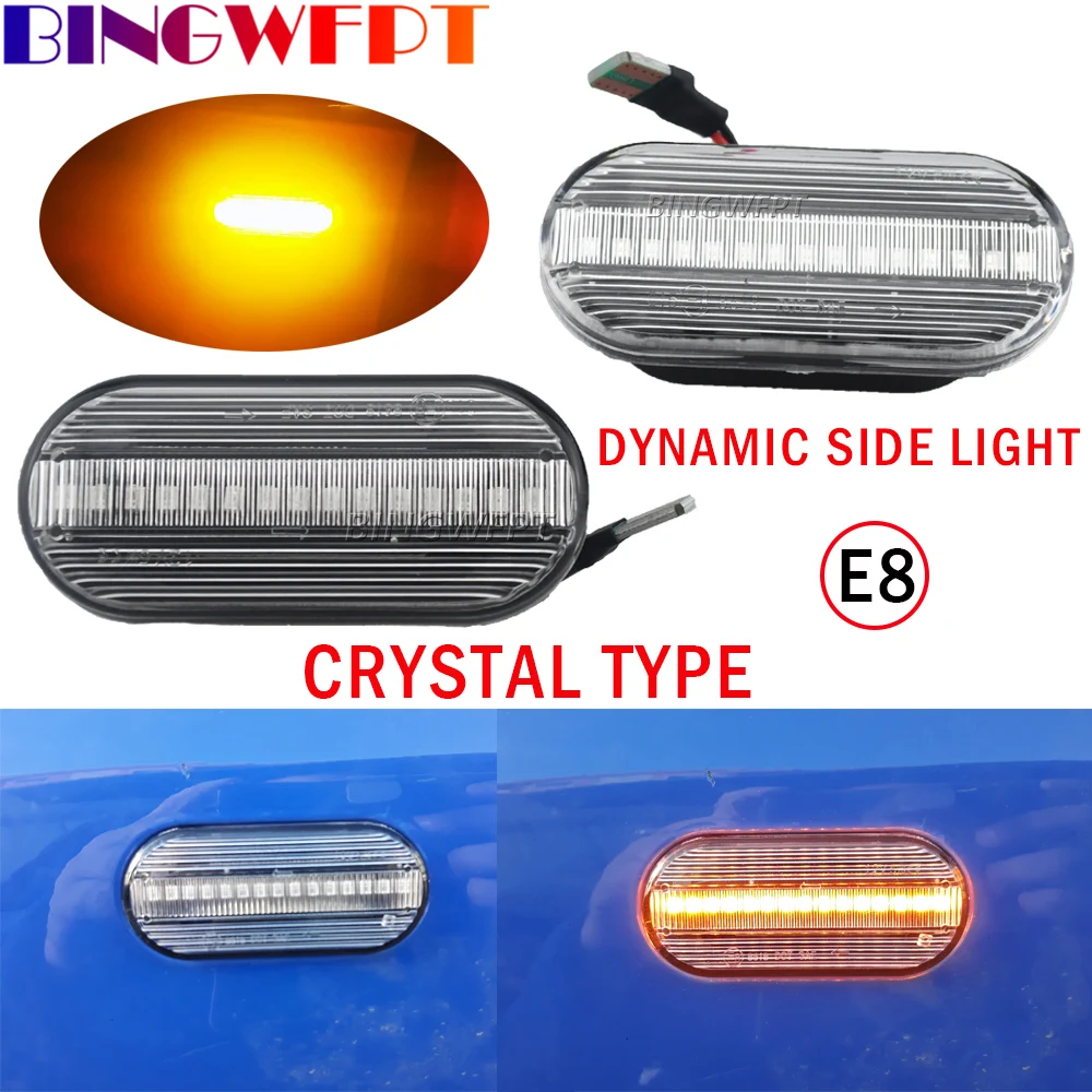 2x dynamische LED-Seitenmarkierungssignal-Kontroll leuchte für Sitz Leon 1p ibiza mk3 6l mk4 6j toledo exeo Limousine exeo Limousine