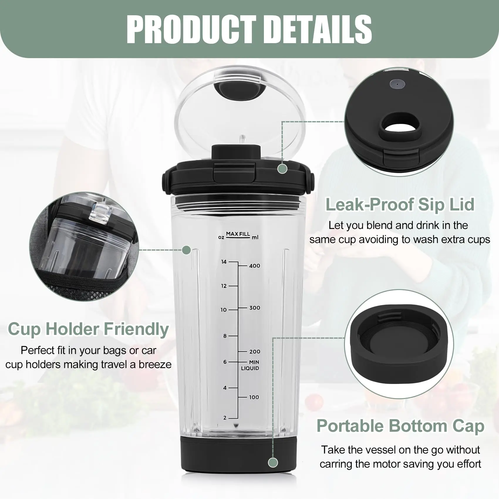 Thumbnail 3 - #4 Compare Portable Blenders Before You Buy