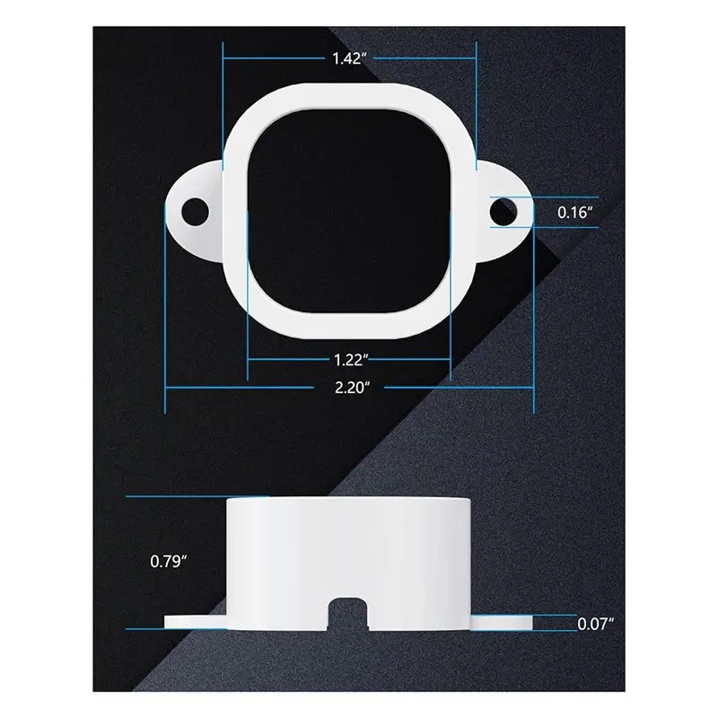 A01F-H706 مشابك تثبيت الإضاءة الخارجية (60 قطعة)، تصميم آمن مقاوم للعوامل الجوية، مثالية مثالية للتركيبات الدائمة #6