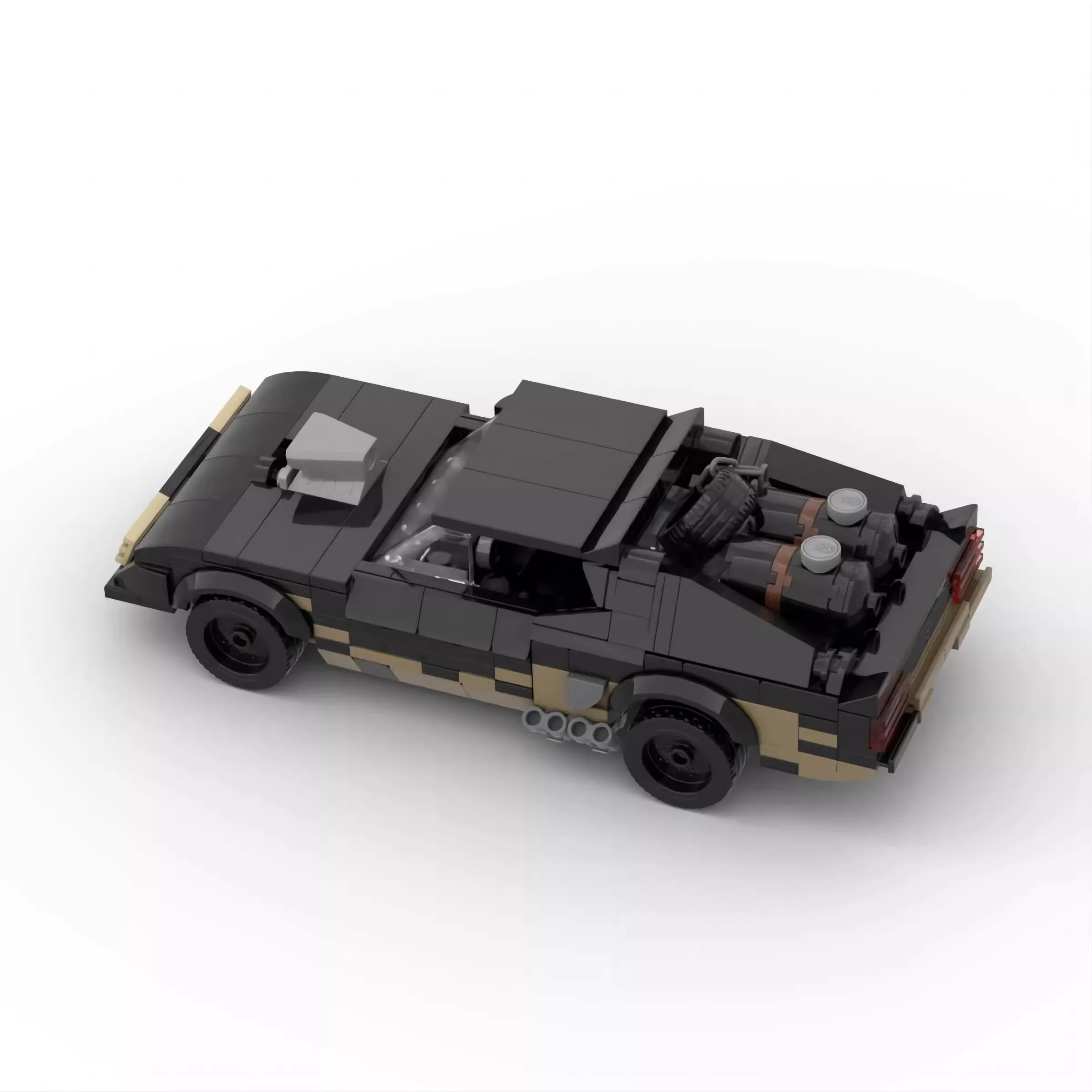 Bricklink MOC Movie Mad Max V8 Interceptor Muscle Car Vehicles Technical Car Speed Champions Building Blocks giocattoli regalo di natale