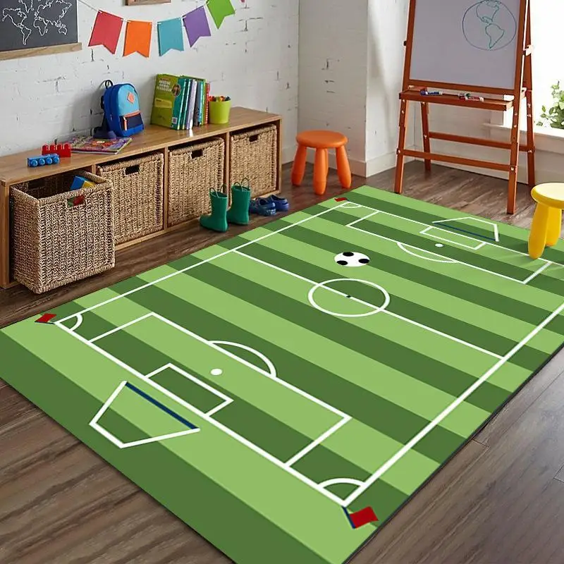 120X160Cm Voetbal Baby Tapijt Baby Tapijt Speelmatten Baby Spel Mat Kindje Mat Kindje Vouwen Tapijt Kids tapijt Voet Mat Voor Kinderen