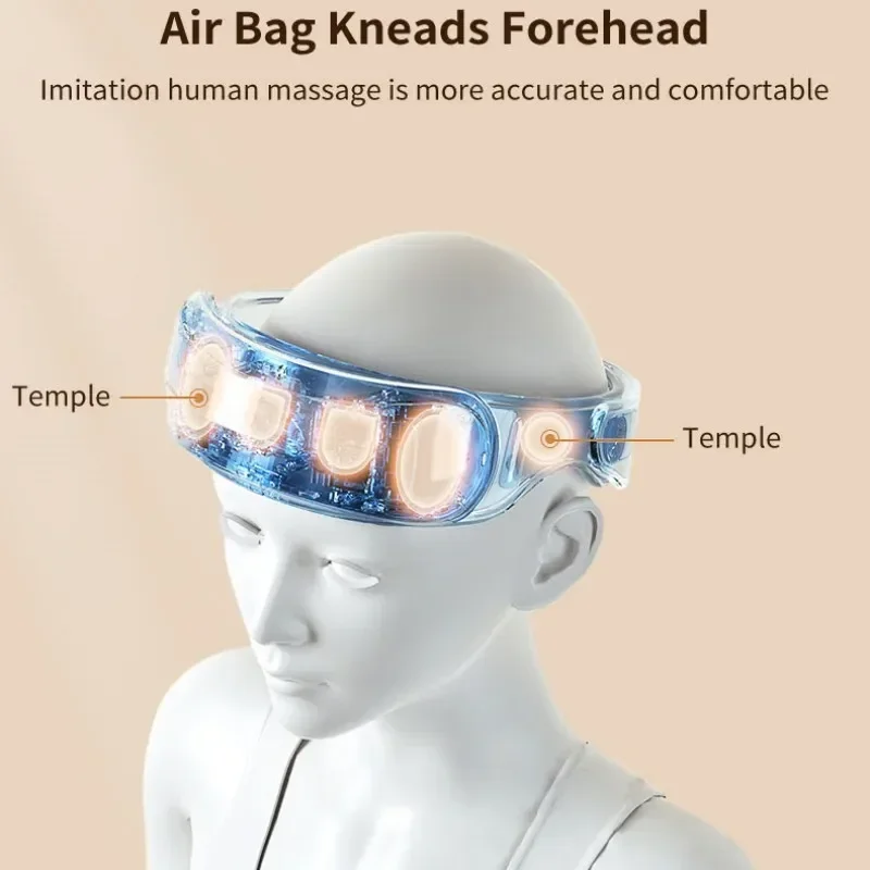 New Electric Head Massager Migraine Insomnia Release Headache Migraine Stress Relief Sleep Aid Improve Sleeping Therapy Machine