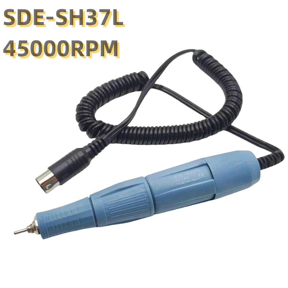 

Микромотор STRONG210 45K для полировки ногтей, фрезерная ручка для электрической маникюрной машинки Marathon, шлифовальный наконечник 2,35 мм M45C SH37L H37L1