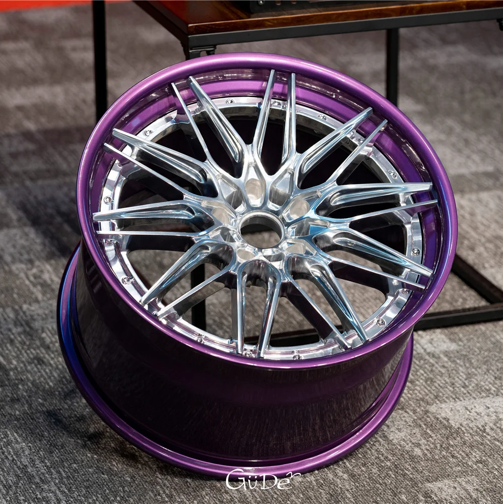 Rines de Auto para Pasajeros en Oferta, Rines Forjados de 16 17 18 19 20 21 22 Pulgadas, Diseño 5*112 5*114.3 4*100 WORK Meister R