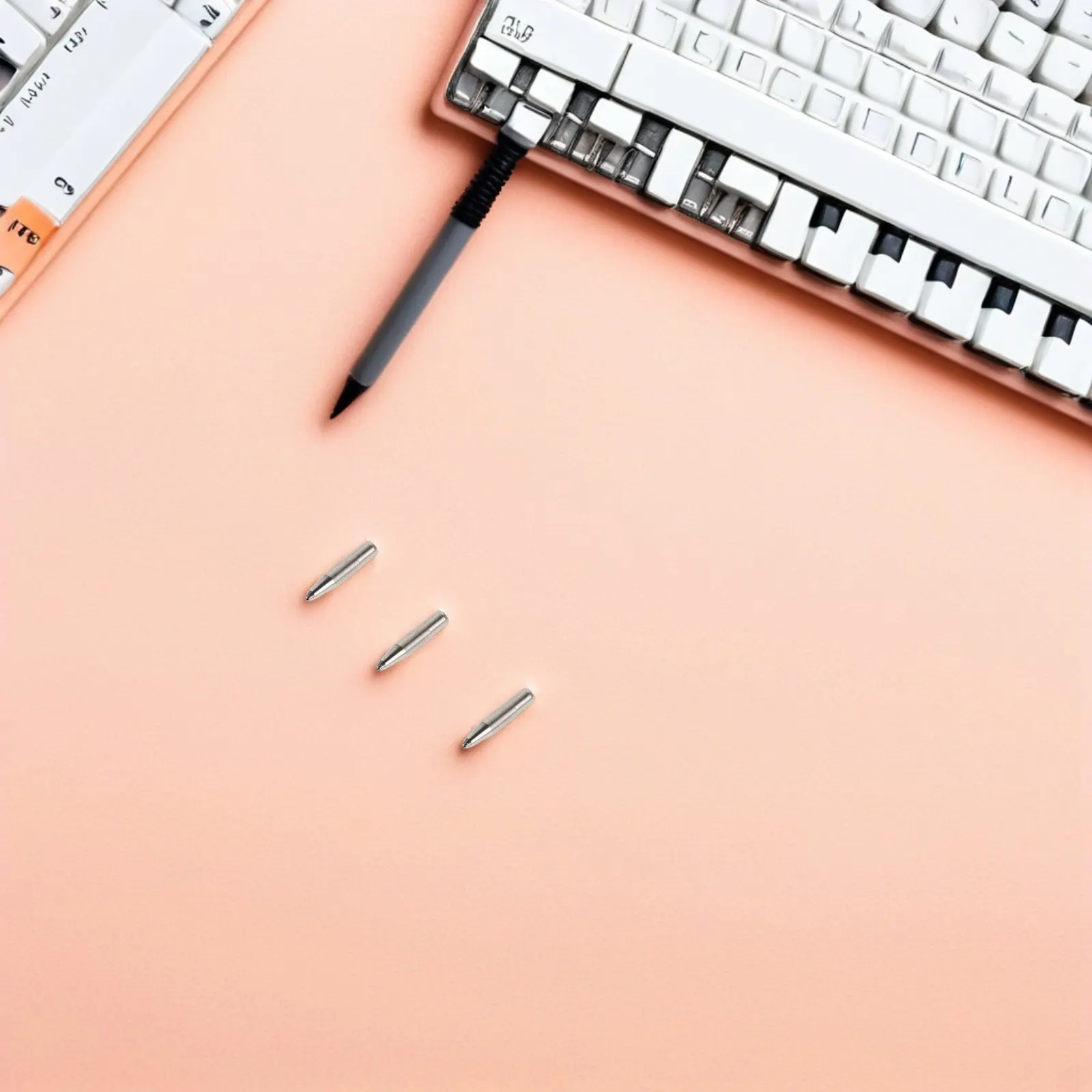 

50Pcs 0.5mm Gel Pen Nib Replacement Metal Writing Point Refill for Smooth Lines Office School Craft DIY Refill Making Stationery
