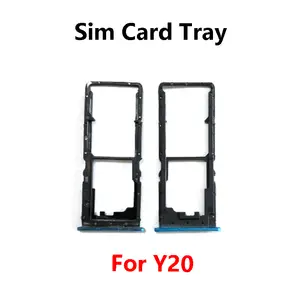 Bilashmart Sim Card Tray VIVO Y20 SIM Card Holder Socket Tray Reader Repair Replacement Parts