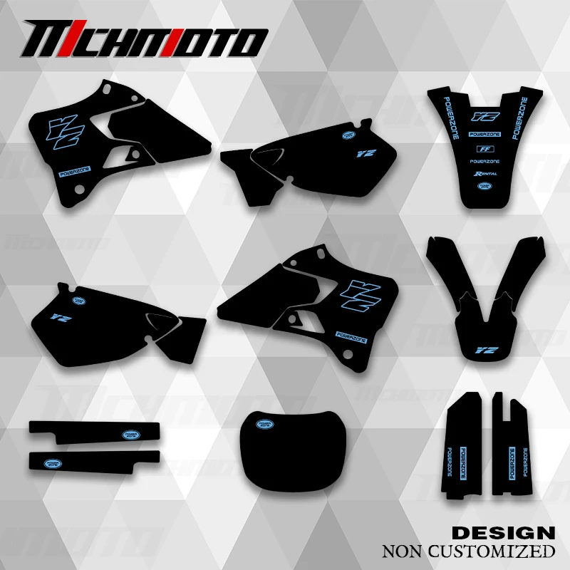 

MCHMFG новый стиль графические наклейки комплект наклеек для YAMAHA YZ125 1996, 1997, 1998, 1999, 2000, 2001 YZ250