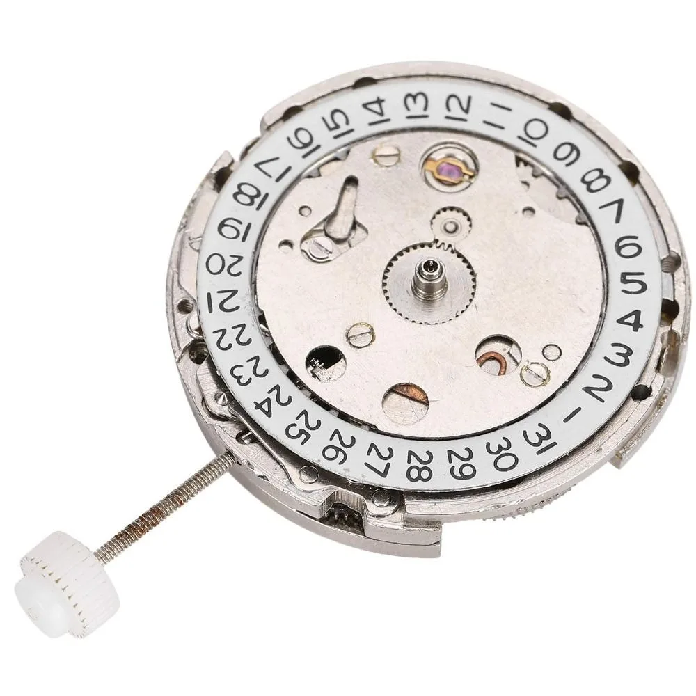 White Movement 2813 Watch Movement 3 Hands 3 Pin Design Automatic Mechanical Movement Single Calendar Automatic Mechanism