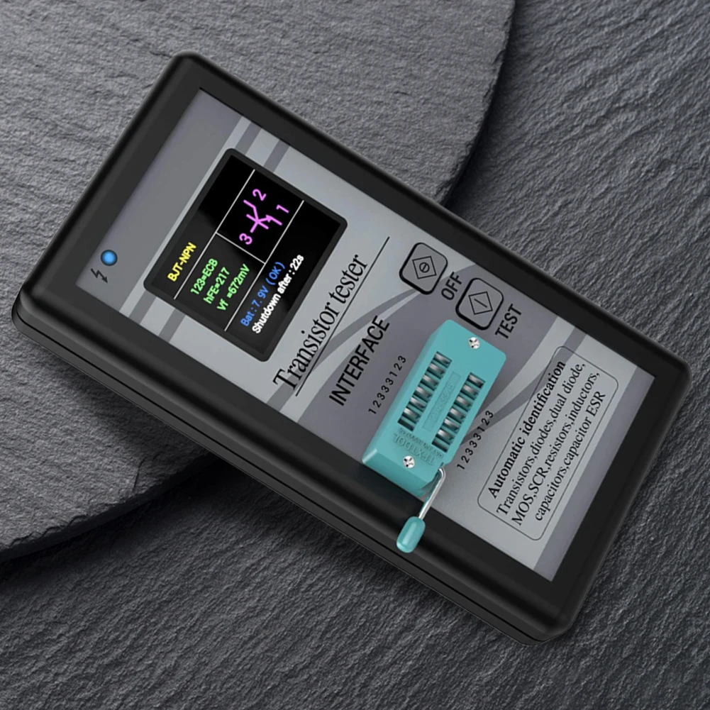 M328 Tester per condensatori a Transistor misuratore di resistenza di capacità multifunzione 1.8 TFT Display colorato rilevatore di controllo automatico