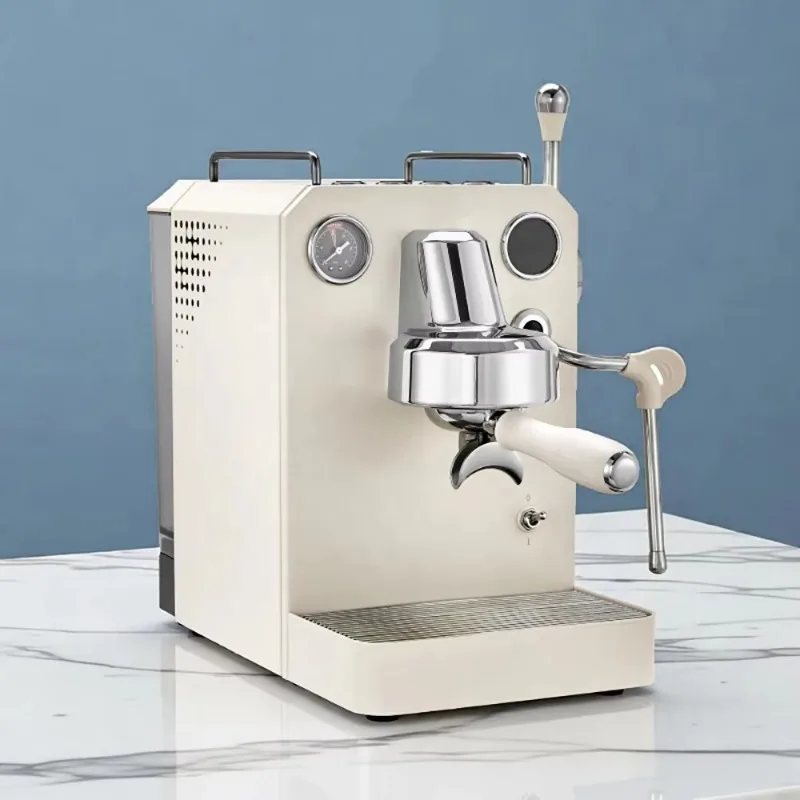 High Quality Hot Selling Dual Core Electric Coffee Maker Double Display Screen One Touch Descaling Household Espresso Machine