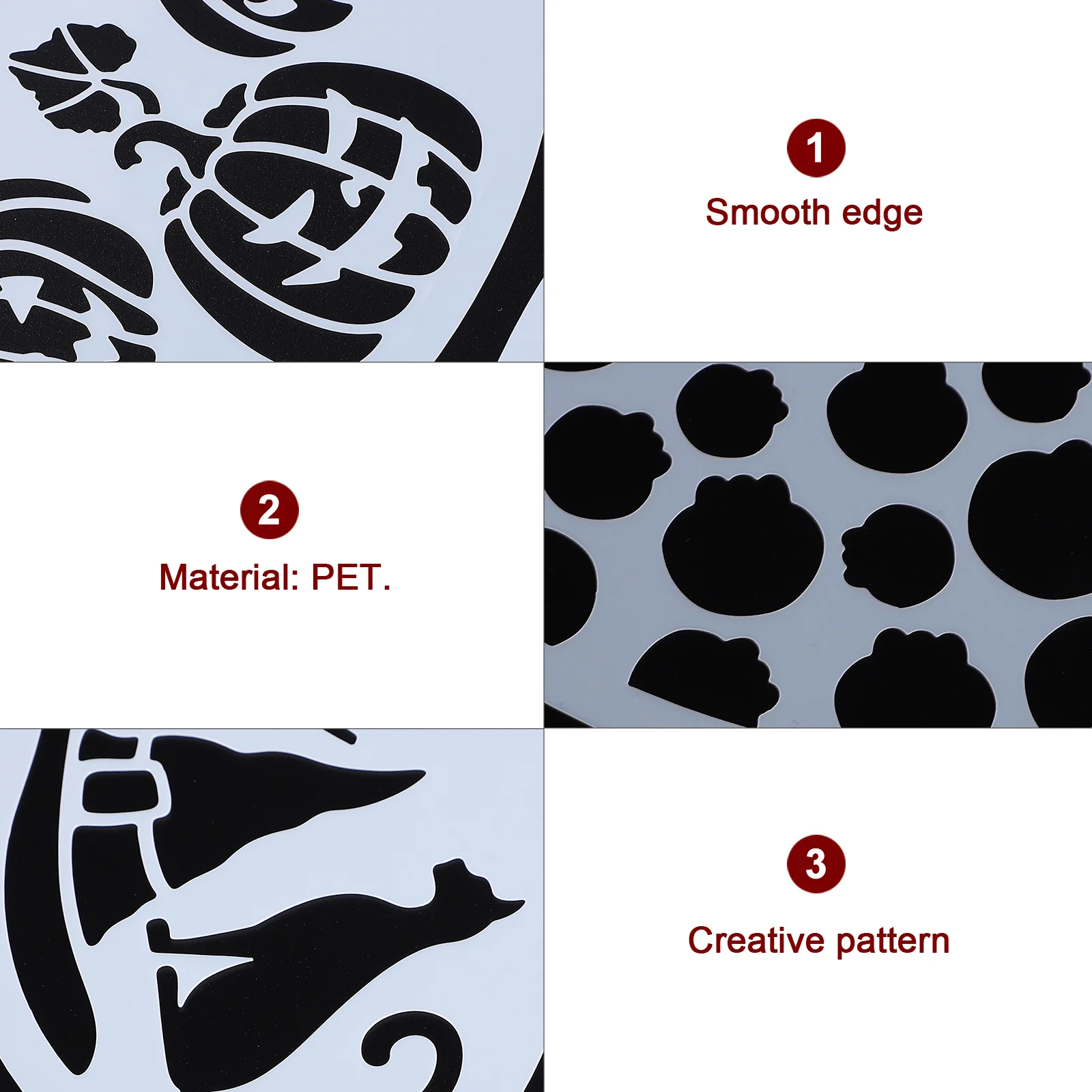 

23 Pcs Painted Face Template Halloween Make up Makeup Stencil Tools Stencils Reusable Prom