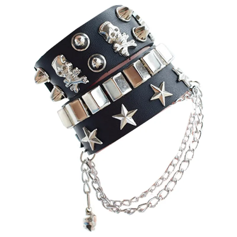 Harajuku Dark Lolita Motorcycle Haulage Motor Fingerless Gloves Female Punk Steam Rock Black Fashion Gloves Y2k Accessories