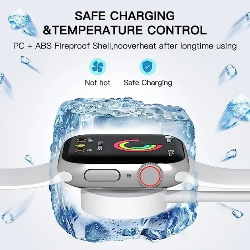 For Apple iWatch Series 9 8 7 SE 6 5 Portable Magnetic Wireless Charger USB C For Apple Watch 10 Fast Charging Cable Accessories image 2