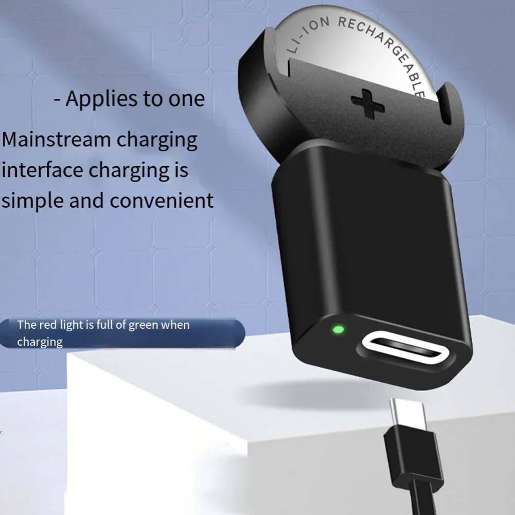 Rechargeable Lithium-Ion Button Cell Charger Highly Efficient With/out 15CM Cable For LIR2032 Charging Accessories