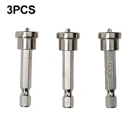 3pcs 25mm/50mm Magnetic Positioning Drywall Screwdriver Gypsum Board Plasterboard Screws Locating Batch Head Drilling Tools ﻿