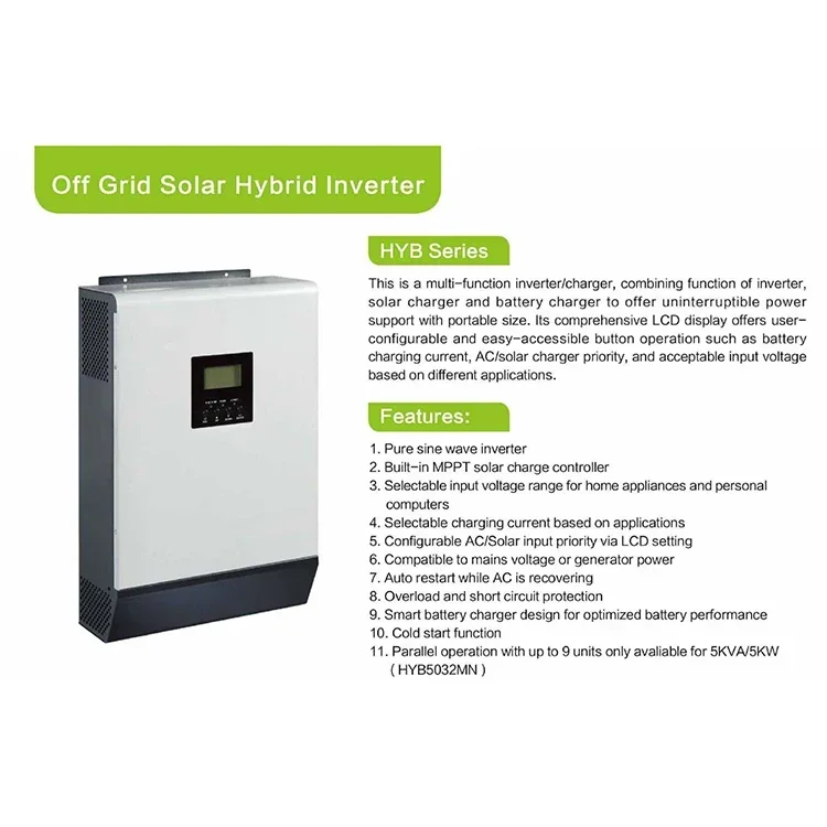 Best Price 300w 500w 500kva 600w 1000w 1600w mirco LED Split Phase Hybrid Solar Inverter Charge Controller