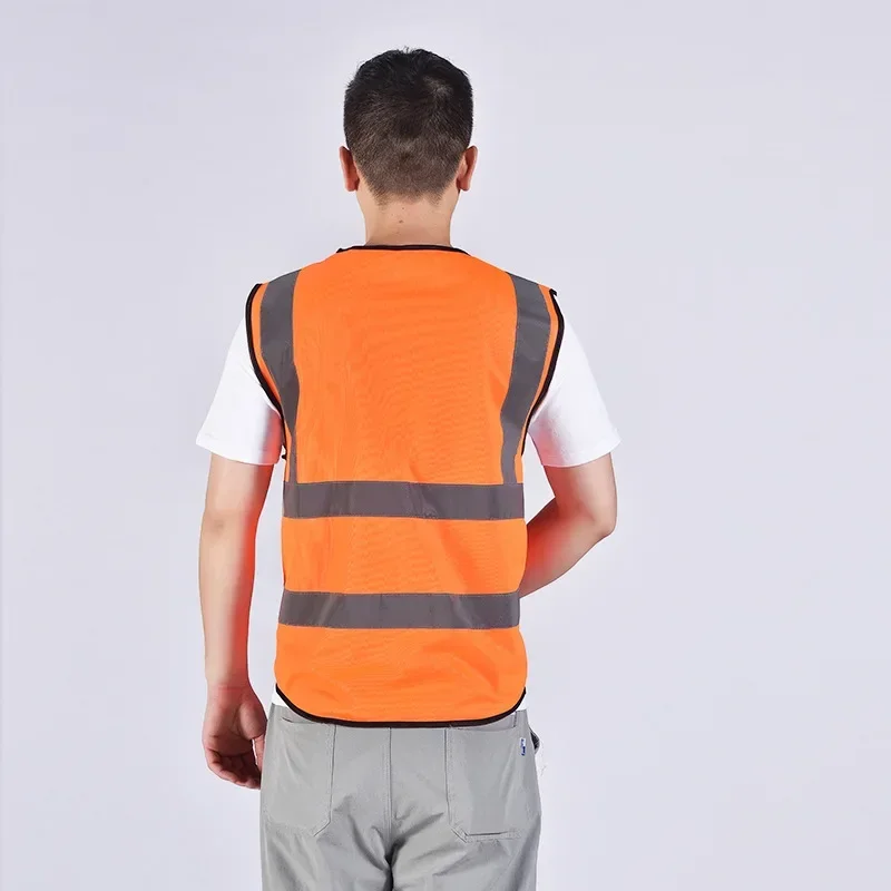 High Visibility Road Working Reflective Vest Outdoor Motorcycle Cycling Safety Waistcoat Clothing Reflective Jacket