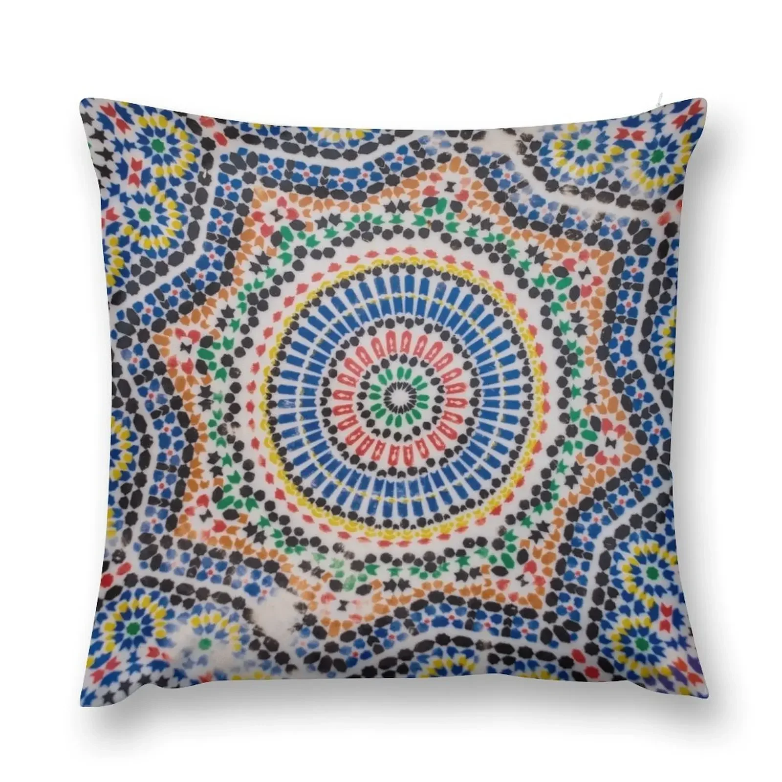 Morrocan Mosaic Throw Pillow Marble Cushion Cover Ornamental Pillow Sofa Cushions pillow