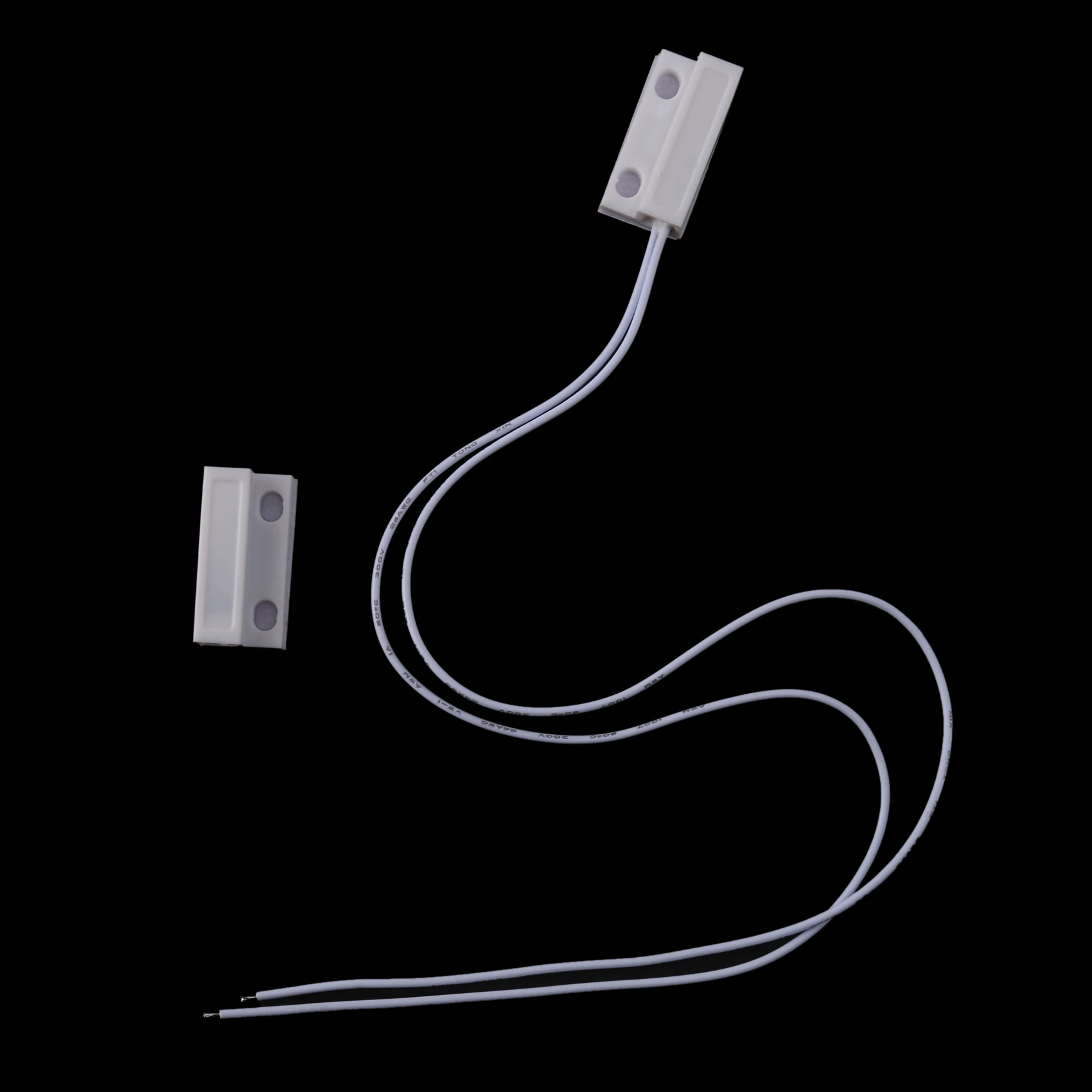 

5 Pcs Mc-38 Wired Door Window Sensor Magnetic Switch For Home Alarm System,When Sensor Together,Normally Closed Nc SSQ