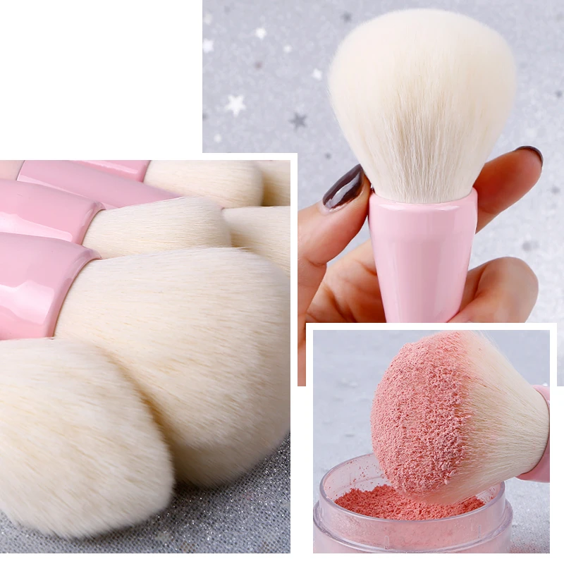 14Pcs/set Gradient Handle Makeup Brushes Soft Synthetic Hair Foundation Power Brush Set Facial Make Up Tools Cosmetic