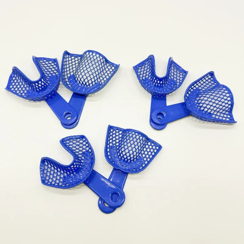 30 Pairs Dental Impressions Tray Plastic-Steel Teeth Holders Dentistry Instrument Oral Hygiene Dentist Materials Dental Trays - view 3