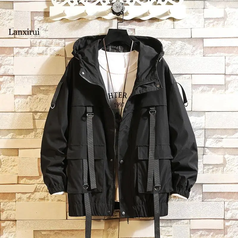 

Hip Hop Jackets 2022 Spring Causal Windbreaker Women Jackets Coats Zipper Ribbons Sportswear Wind Jackets Bomber Famale