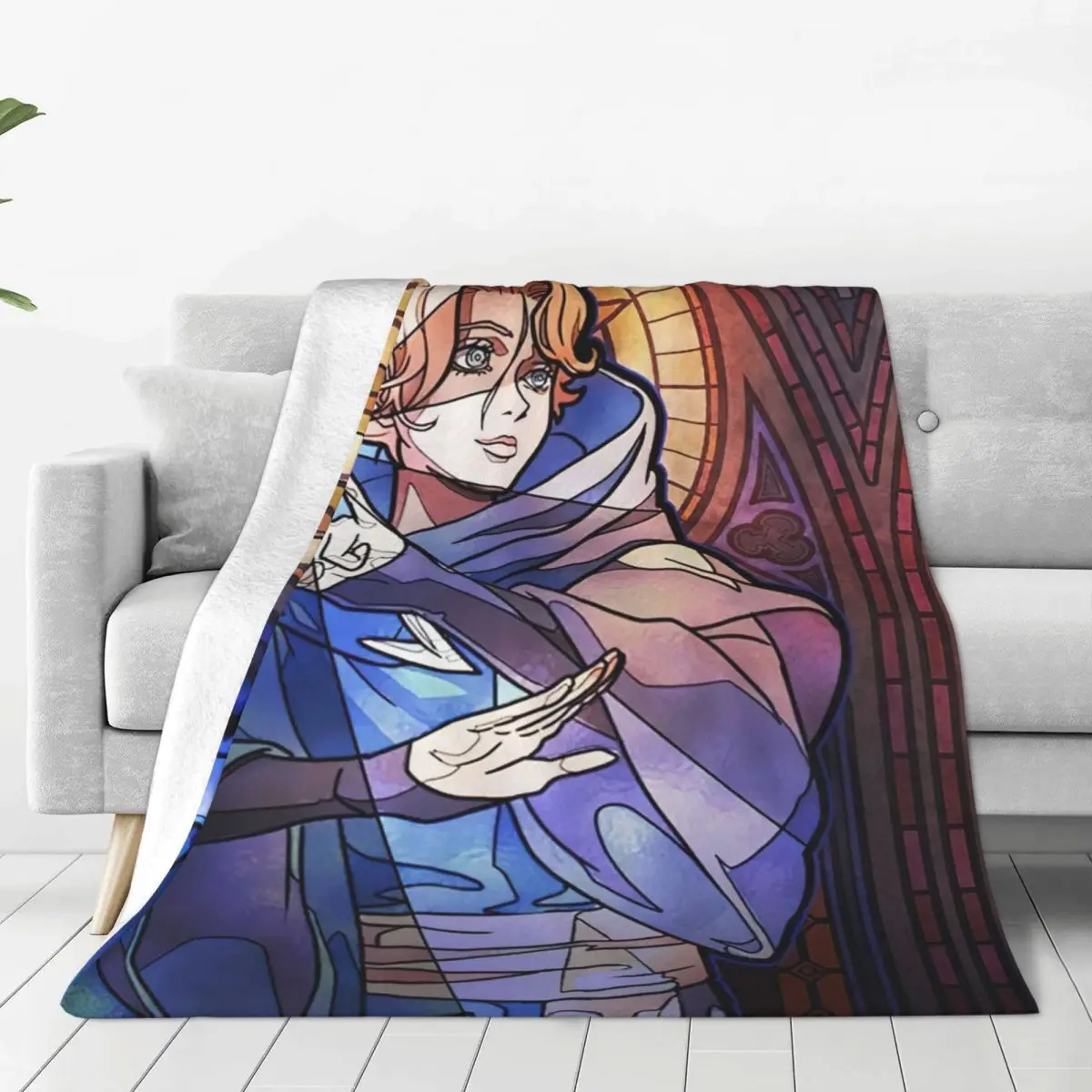 Maria Renard Castlevania Blanket Game Anime Wool Throw Blankets Summer Air Conditioning Decoration Soft Warm Bedspreads