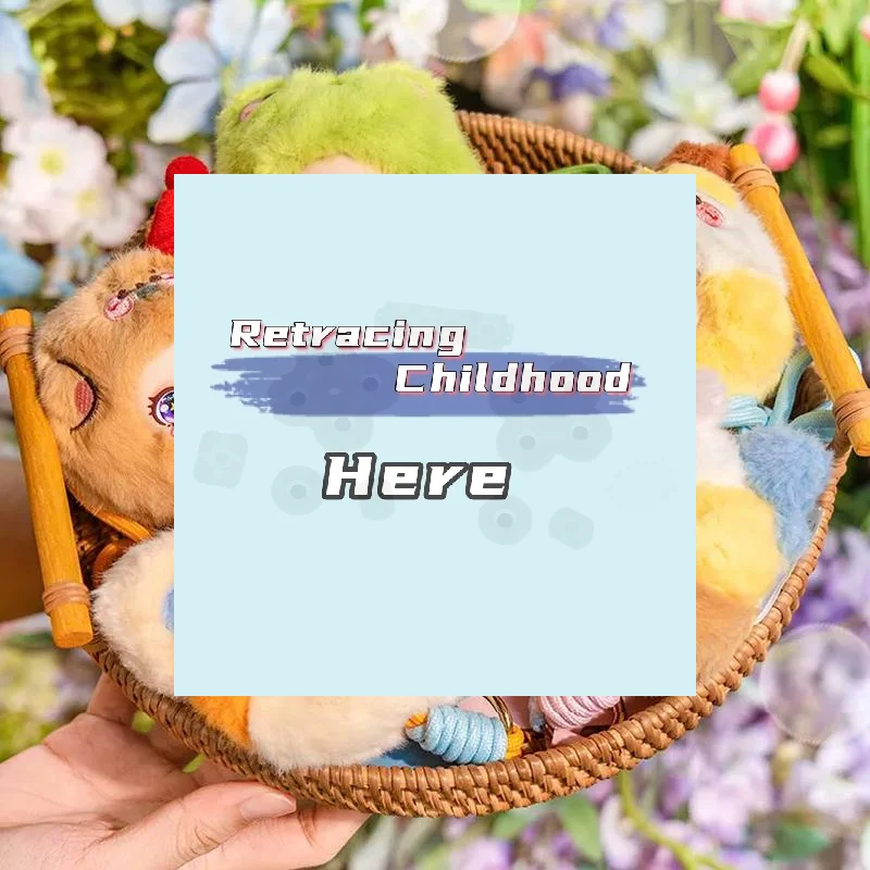 

Liila Zoo Mini Animal Plush Toy Lanyard Trendy Mystery Box Cute Doll Backpack Mobile Phone Pendant Collectible Charm Surprise Gi