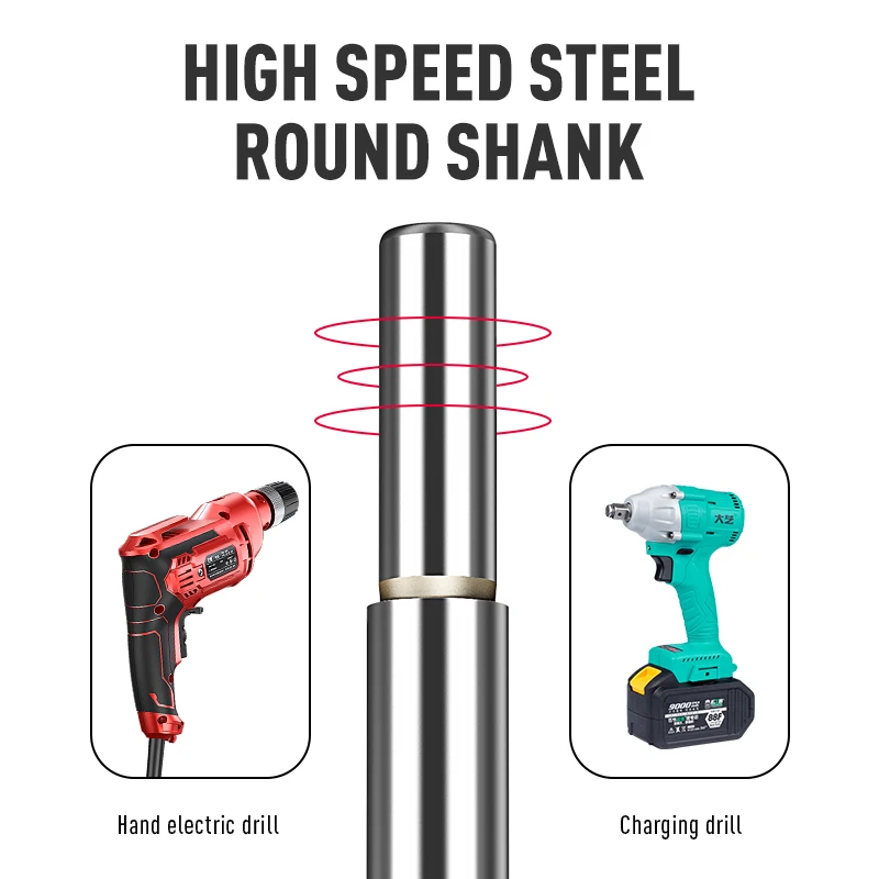 HUHAO 1PCS 12-80mm Forstner Drill Bit Hex 1/4in Shank Hinge Boring Bit Hole Saw Cutter Carbide Steel for Wood Woodworking Tools