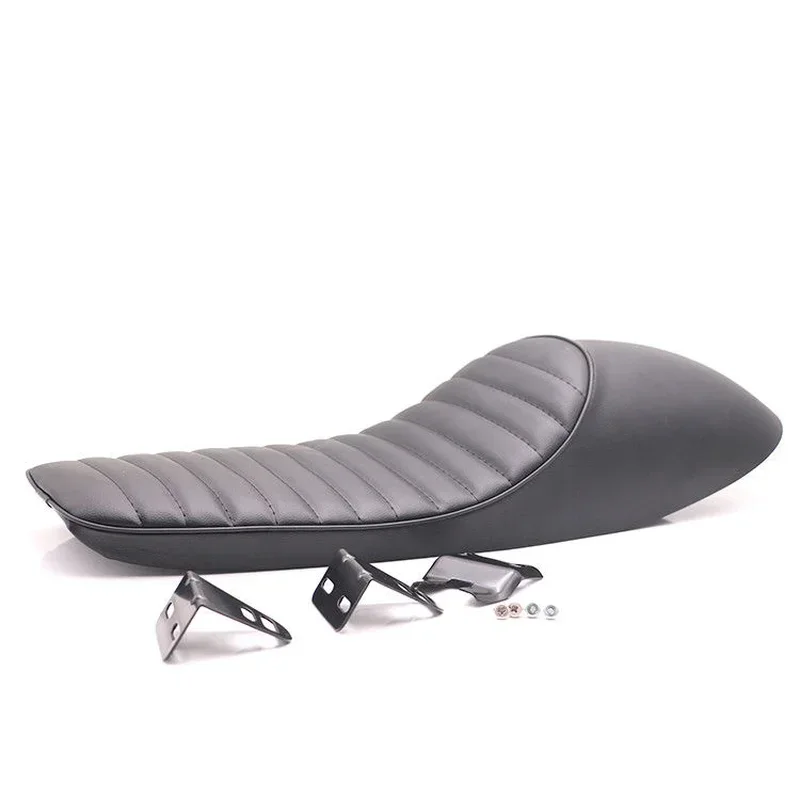 

Черное ретро винтажное длинное сиденье горба для Honda Suzuki Yamaha Cafe Racer Old School