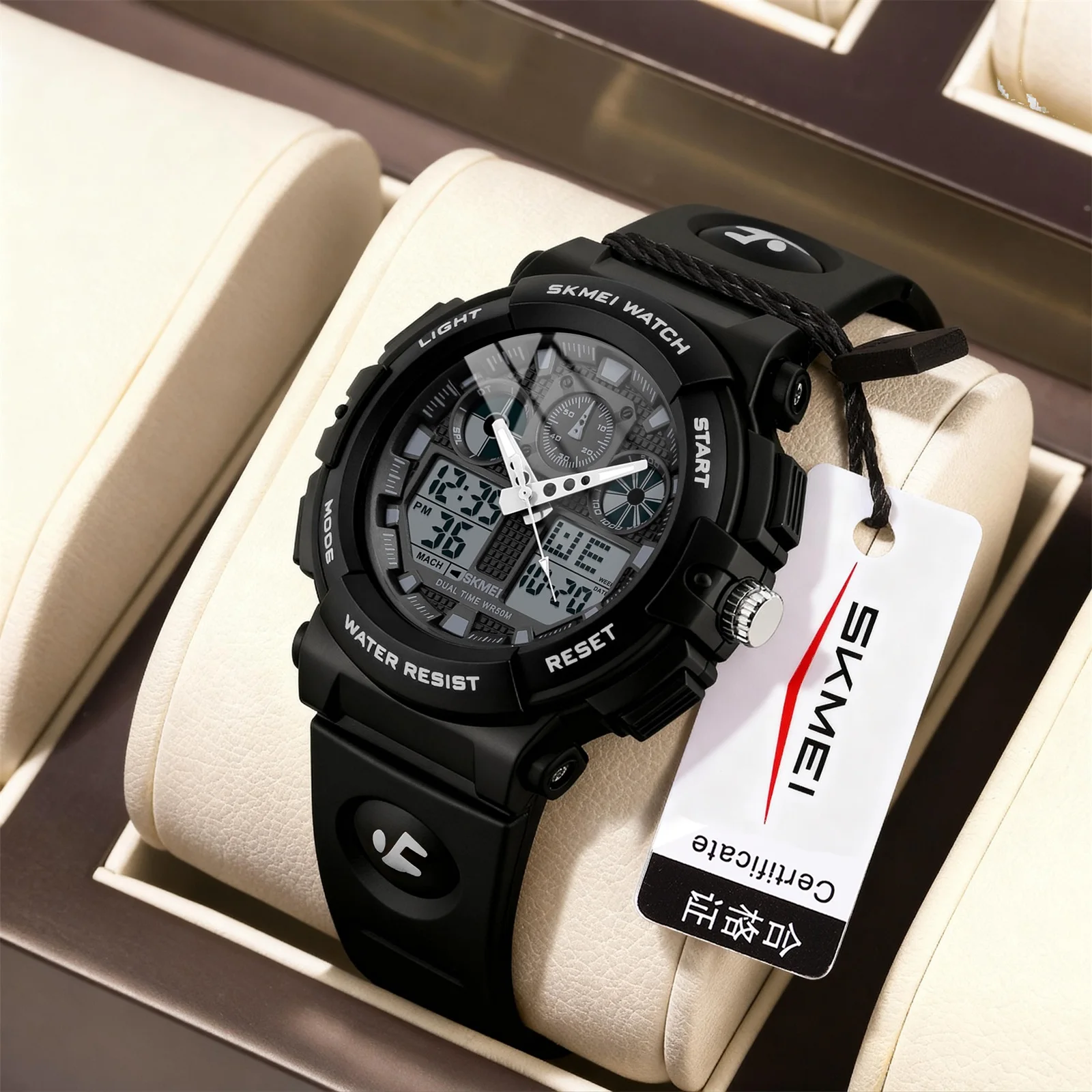 

SKMEI Outdoor Electronics Wristwatches Double Time Display Digital Watches For Men Women Fashion Chrono Alarm Watch reloj hombre