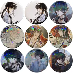 Embrace You Till The End of The Game Bai Liu Brooch Pin Death of The Game Cartoon Figure Bag Accessories Badge Clothing Jewelry