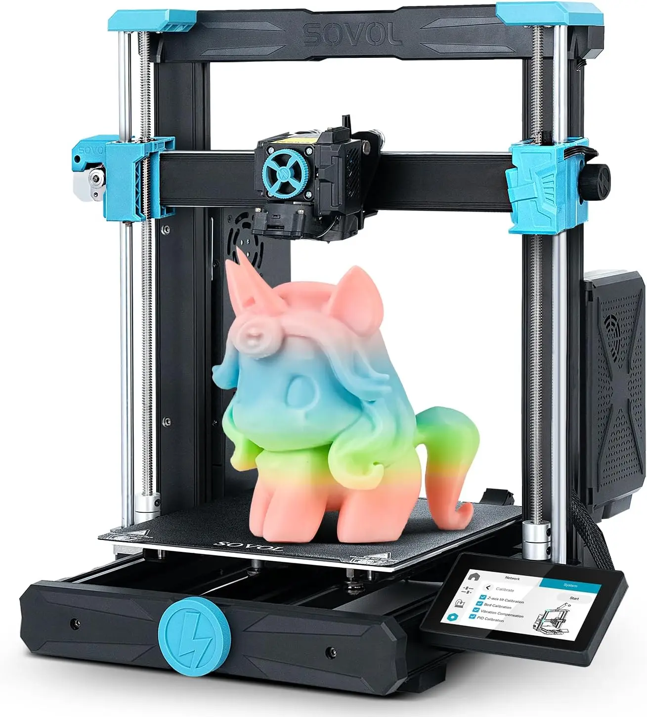 Open Source 3D Printer 600mm/s High Speed Fully Auto Leveling Camera Upgraded Planetary Dual Gear Direct Drive Printing Size 8.6
