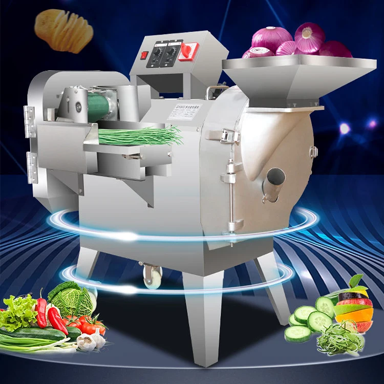 Vegetable Cutting Machine Commercial Used Electric Vegetable Cabbage Cutter Cube Cutting Machine