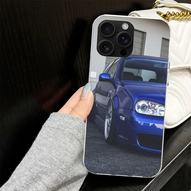 Cool MK4 MK5 Golf Car Case for iPhone 13 12 Mini 11 Pro Max Soft Phone Cover X XS XR 7 SE 8 Plus 6 6S 5 5S Silicone Black Capa view 3