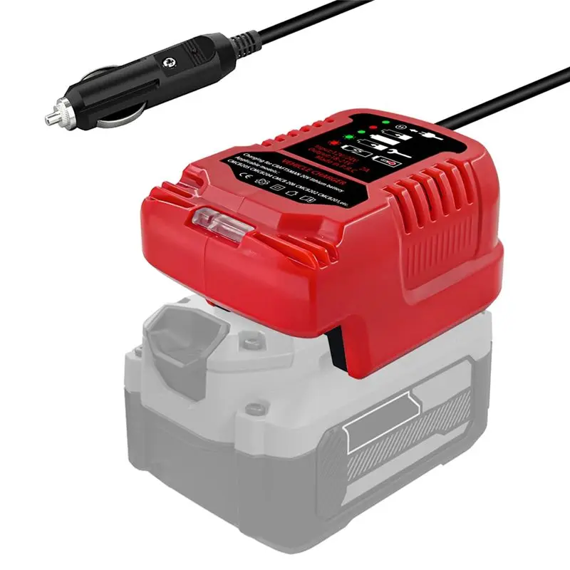DT21 Mini Car for 20V Li- Battery CMCB201 CMCB202 CMCB204, Automotive Lighter Plug