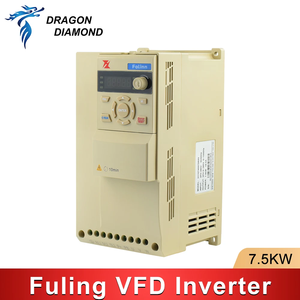 

220V/380V VFD Inverter 7.5kw Fuling H110 Series 0~1000Hz Frequency Converter for CNC Spindle Water Pump Other 3 Phase Motors