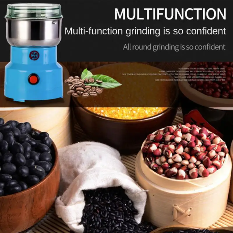 Electric Coffee Grinder Kitchen Cereal Nuts Beans Spices Grains Machine Mini Electric Food Chopper Processor Mixer