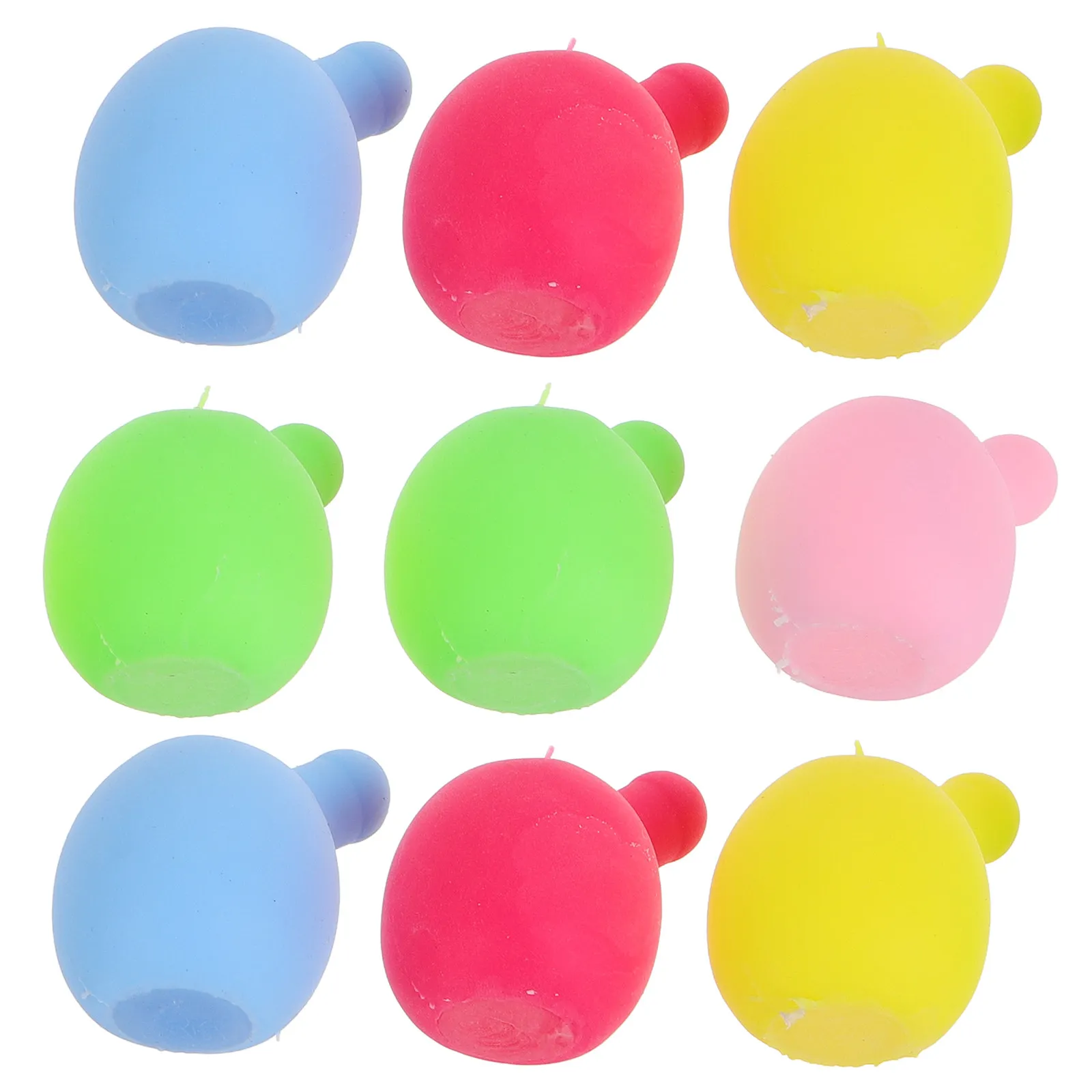 10Pcs Bubble Inner Core Silicone Squeeze Ball Insert Replacement for Crochet Crafts Stress Relief and DIY Sensory Activities