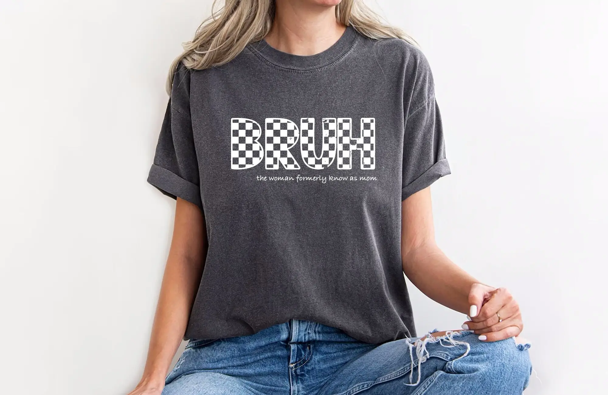 Comfort Colors Bruh Formerly Known As Mom T Shirt Mother'S Day For Funny Sarcastic