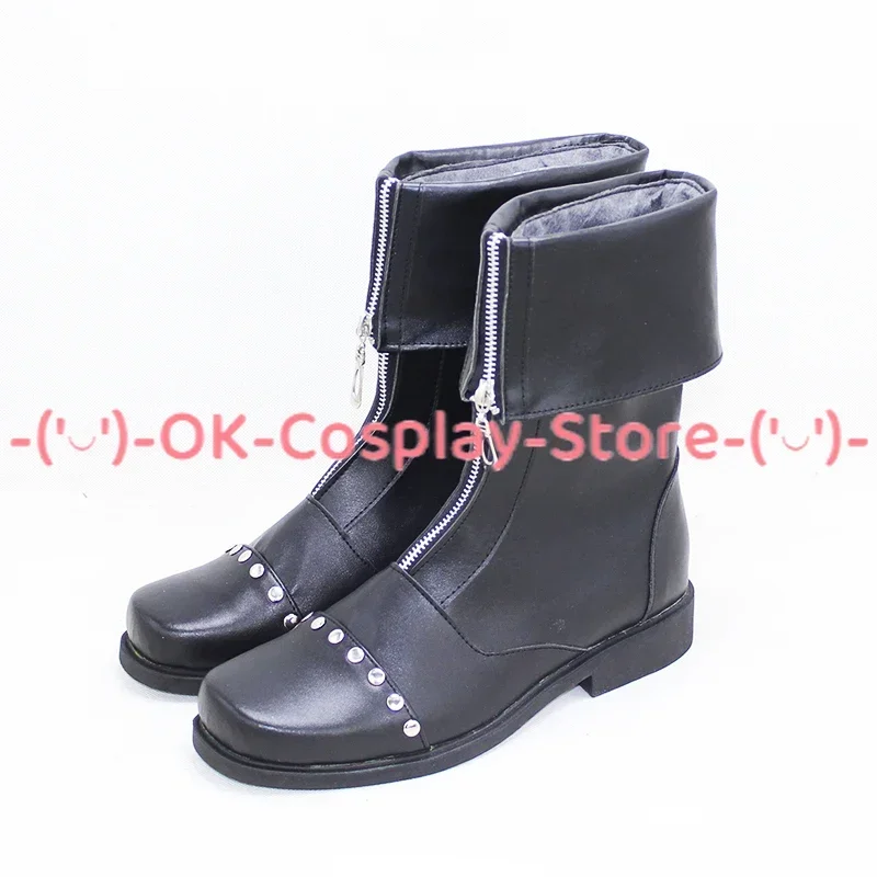 [Personalizzato] Cloud Strife Scarpe Cosplay FF7 Anime Gioco di ruolo Puntelli Halloween Carnevale Festa Festa Stivali in pelle PU