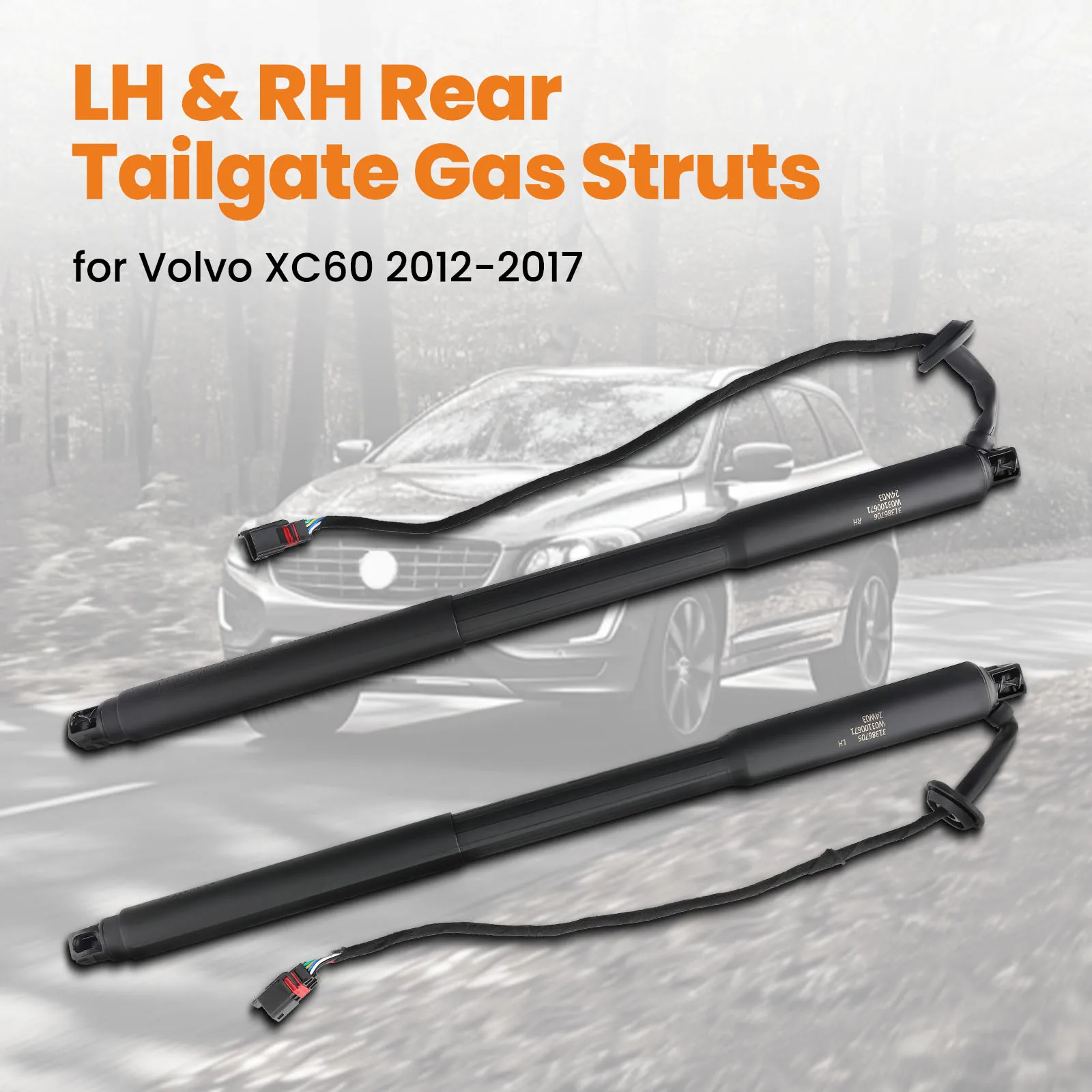 Liftgate Rear Electric Tailgate Lift Support Shock Struts r for Volvo XC60 T6 Ocean Race  31386705